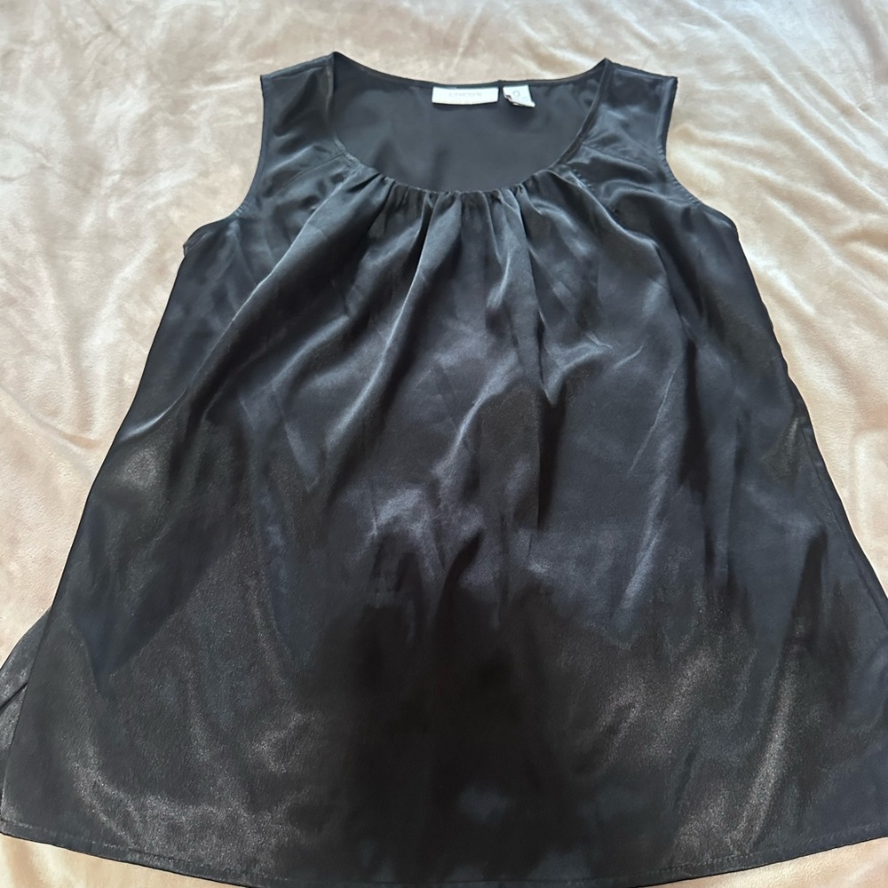 Chico's Black Sleeveless Blouse size 0/4